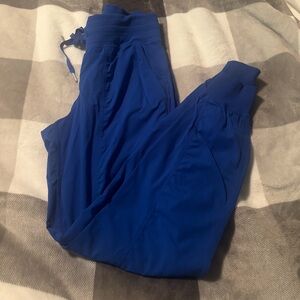 Lululemon Athletica Royal Blue Joggers Sz 4 EUC